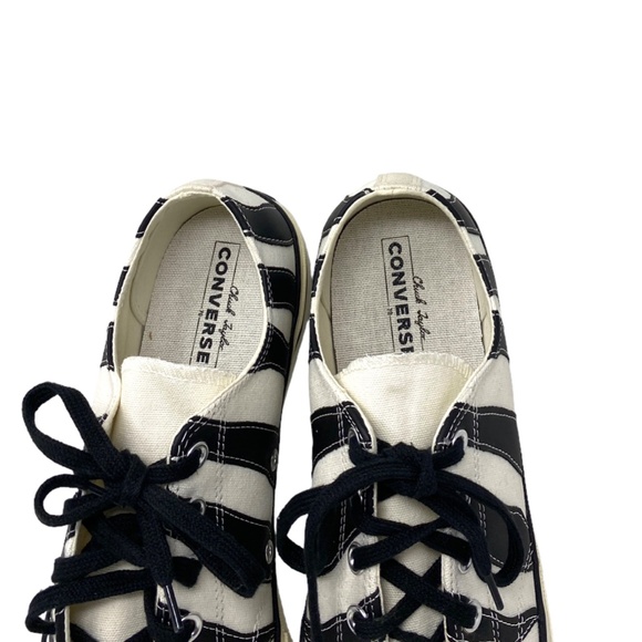 Converse Chuck 70 Sneakers Men's Size Egret Canvas Black Shoes Low Top 168906C - Picture 6 of 10